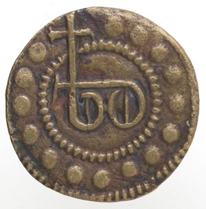 reverse: Firenze. Repubblica. 1189-1532. Tessera mercantile, seconda metà del XIII secolo. Ae. 