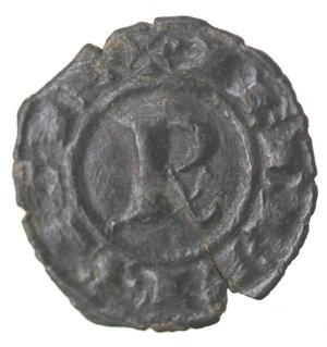 obverse: Messina. Corrado I. 1250-1254. Denaro. Mi. 