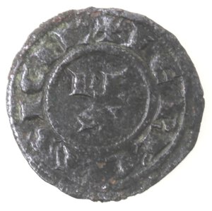obverse: Messina. Corrado I. 1250-1254. Denaro. Mi. 