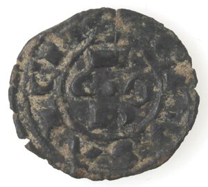 obverse: Messina. Corrado I. 1250-1254. Denaro. MI. 