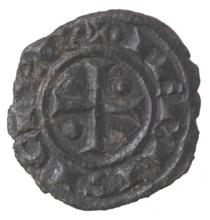 reverse: Messina. Corrado II. 1254-1258. Denaro con aquila a sinistra. Mi. 