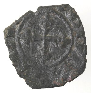 reverse: Messina o Brindisi, Carlo I d’Angiò. 1266-1285. Denaro. Mi. 