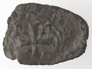 reverse: Messina o Brindisi. Carlo I d Angiò. 1266-1285. Denaro. Mi. 
