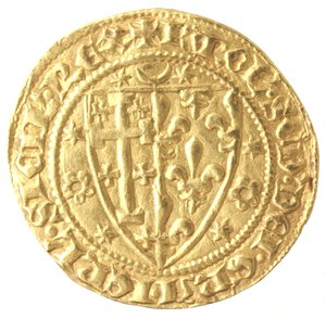obverse: Napoli. Carlo II d Angiò. 1285-1309. Saluto. Au. 