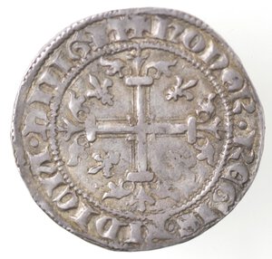 reverse: Napoli. Carlo II d Angiò. 1285-1309. Gigliato. Ag. 