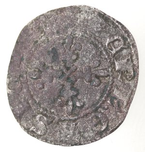 reverse: Napoli. Carlo II d Angiò. 1285-1309. Denaro Regale. Mi. 