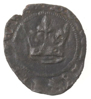obverse: Napoli. Carlo III di Durazzo. 1382-1385. Denaro. Mi. 