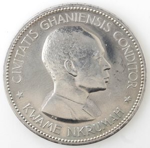 obverse: Ghana. 10 Shillings 1958. Ag. 