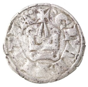 reverse: Chiarenza. Carlo I d Angiò. 1278-1285. Denaro tornese. MI. 