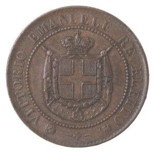 obverse: Vittorio Emanuele II. Re Eletto. 1859-1861. 2 centesimi 1859 Governo Provvisorio della Toscana. Birmingham. Ae. 