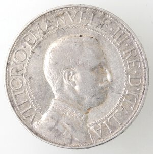 obverse: Vittorio Emanuele III. 1900-1943. 2 lire 1912 Quadriga veloce. Ag. 
