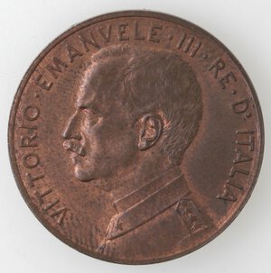 obverse: Vittorio Emanuele III. 1900-1943. 5 Centesimi 1918 Italia su prora. Ae. 