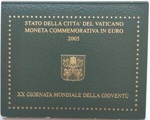 obverse: Vaticano. Benedetto XVI. 2005-2013. 2 Euro 2005 An. I. 