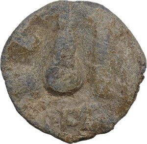 reverse: Leads from Ancient World. PB Tessera, c. 1st century AD
