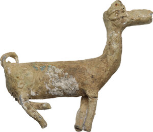 obverse: Lead alpaca figure.  Undated.  10 x 9 cm