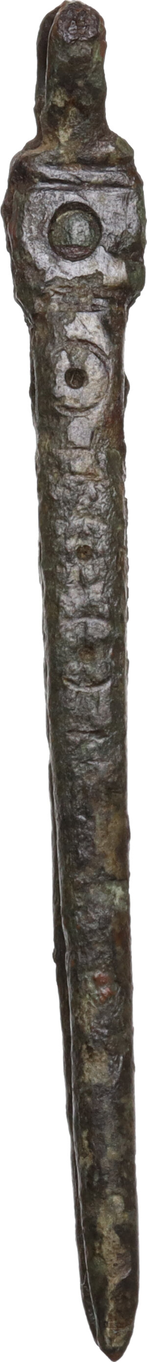 obverse: Bronze tweezers.  Roman, 2nd-3rd century AD.  54 mm. 2.89 g
