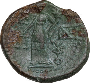reverse: Katane. AE 21 mm, c. 186-170 BC