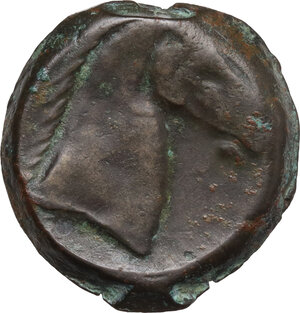 reverse: AE 20 mm, 300-264 BC. Uncertain mint