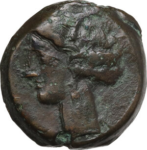 obverse: AE 19.5 mm. c. 300-264 BC. Uncertain mint