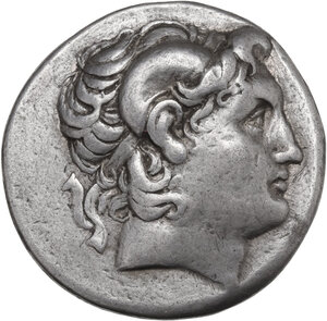 obverse: Kings of Thrace.  Lysimachos (305-281 BC). AR Tetradrachm. Struck 297/6-282/1 BC
