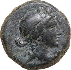 obverse: Kings of Bithynia.  Prusias II (182-149 BC). AE 21 mm, Nikomedia mint