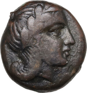 obverse: Central and Southern Campania, Neapolis. AE 19 mm. c. 325-320 BC