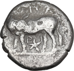 reverse: Mysia, Parion. AR Hemidrachm, 4th century BC