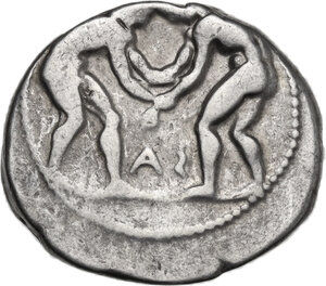 reverse: Pamphylia, Aspendos. AR Stater, c. 370-330 BC