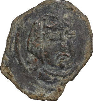 obverse: Chach, Kanka. AE Drachm, 7th-8th cent. AD