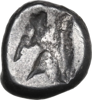 reverse: Persia, Achaemenid Empire.  Time of Xerxes II to Artaxerxes II, c. 420-375 BC. . AR Siglos. Serdes mint, c. 420-350 BC