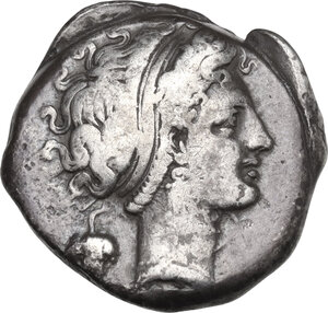 obverse: Central and Southern Campania, Neapolis. AR Nomos, c. 320-300 BC
