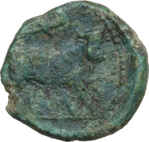 reverse: Central and Southern Campania, Neapolis. AE Obol, c. 300-275 BC