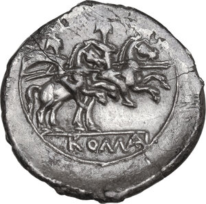 reverse: Anonymous. Denarius, uncertain Campanian mint (Capua?), 209 BC