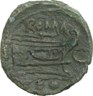 reverse: C series. AE Sextans, Sardinia, c. 211-208 BC