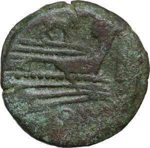 reverse: Ass series. AE As, c. 169-158 BC