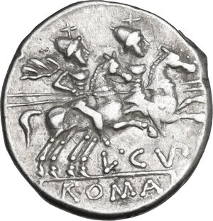 reverse: L. Cupiennius. AR Denarius, 147 BC