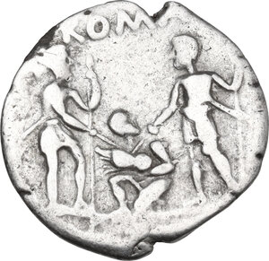reverse: Ti. Veturius. AR Denarius, 137 BC