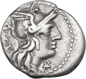 obverse: M. Vargunteius. AR Denarius, 130 BC