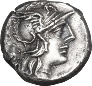 obverse: C. Cassius. Denarius, 126 BC