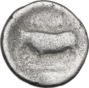 reverse: Central and Southern Campania, Phistelia. AR Nomos, c. 400-390 BC