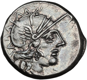 C. Porcius Cato. AR Denarius, Rome mint, 123 BC