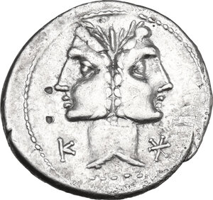 obverse: C. Fonteius. Denarius, 114 or 113 BC