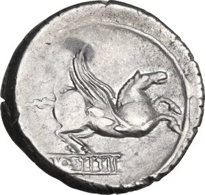 reverse: Q. Titius. Denarius, 90 BC