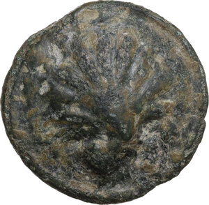 obverse: Northern Apulia, Luceria. AE Biunx, c. 220 BC