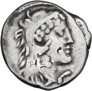 obverse: M. Volteius M.f. AR Denarius, 78 BC