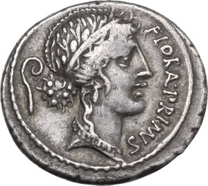 obverse: C. Servilius C.f. AR Denarius, 57 BC