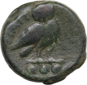 reverse: Northern Apulia, Teate. AE Teruncius, c. 225-220 BC