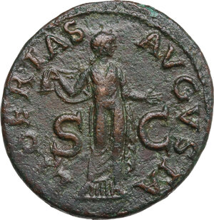 reverse: Claudius (41-54). AE As. Struck AD 42-43