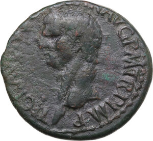 obverse: Claudius (41-54). AE As, 42-43