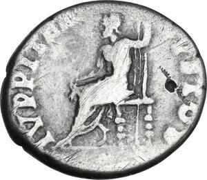 reverse: Nero (54-68). AR Denarius, Rome mint, c. 64-65 AD